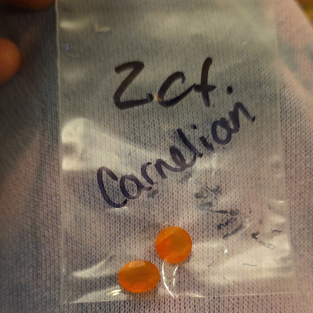 Appx 2ct (Combined) Carnelian Loose Gemstones